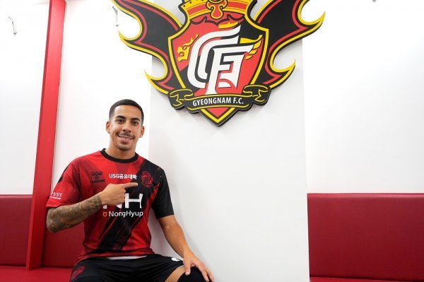 경남의 새 외국인 선수 카스트로.
사진제공 | 경남FC