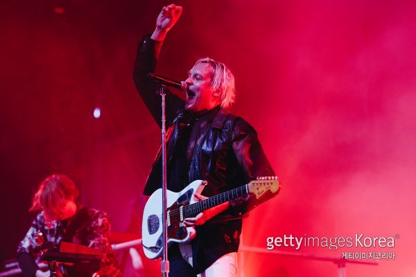 아케이드파이어의 보컬리스트 겸 기타리스트 윈 버틀러. 사진=게티이미지코리아.