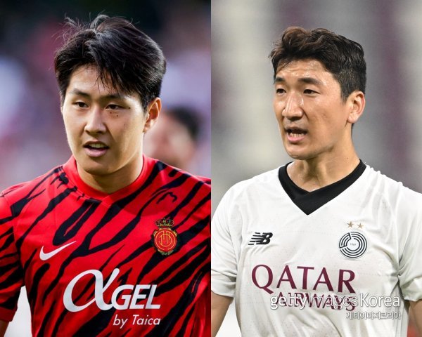 이강인(왼쪽)·정우영. 사진=게티이미지코리아