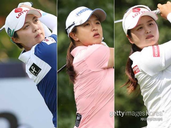 김효주, 김세영, 최혜진(왼쪽부터). 사진=게티이미지코리아