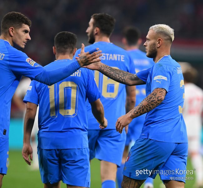 이탈리아 축구대표팀. 사진=게티이미지코리아