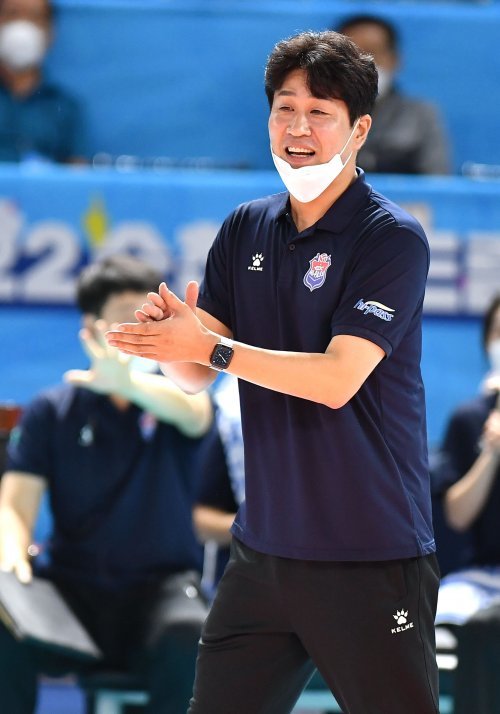 도로공사 김종민 감독. 사진제공 | KOVO