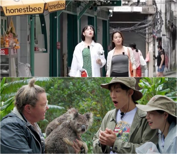 방송을 재개한 KBS ‘배틀트립’, 첫 방송을 앞둔 SBS ‘찐친 이상 출발, 딱 한 번 간다면’ 등 여행 관련 예능 프로그램이 다시 해외로 향하고 있다. 사진제공｜KBS·SBS