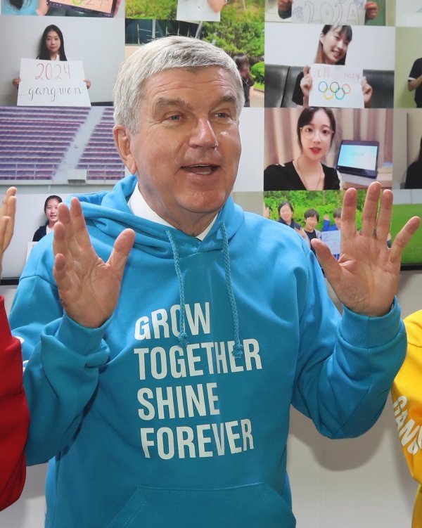 토마스 바흐 국제올림픽위원회 위원장. 사진제공｜대한체육회