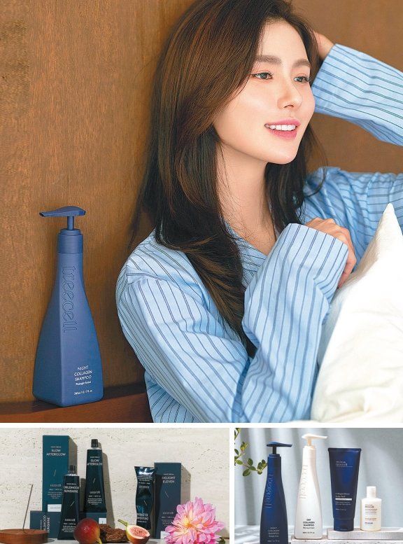 엘앤피코스메틱의 라이프스타일 뷰티 브랜드 트리셀이 신제품 출시, 판매 채널 확대, 새 모델 발탁 등을 통해 론칭 1년 만에 시장
안착에 나섰다. 브랜드 홍보대사로 선정된 프로골퍼 박진이, 지그재그에서 선보인 트리셀의 인기 헤어케어 라인, 신제품인 핸드크림
3종(위부터 시계방향). 사진제공 l 트리셀