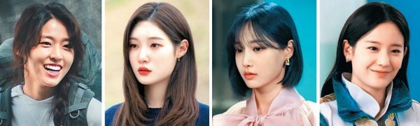 설현·정채연·장규리·연우(왼쪽부터).