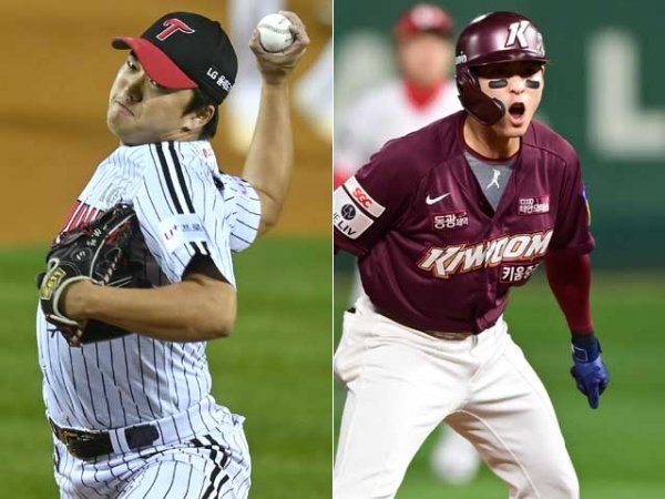 LG 고우석(왼쪽), 키움 이정후. 스포츠동아DB