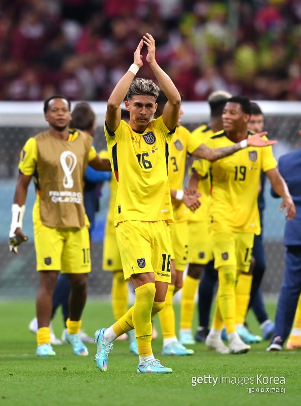 에콰도르 선수단. 사진=게티이미지코리아