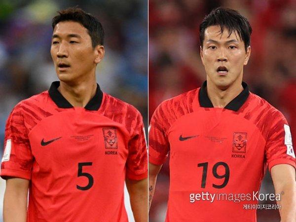 정우영(왼쪽), 김영권. 사진=게티이미지코리아