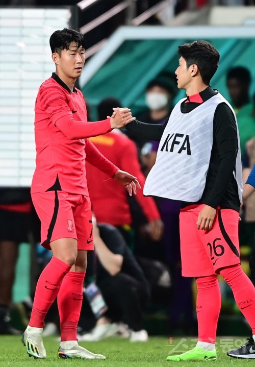 손흥민(왼쪽), 이강인. 스포츠동아DB