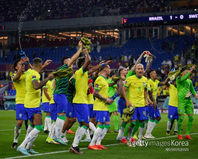 브라질 축구대표팀. 사진=게티이미지코리아