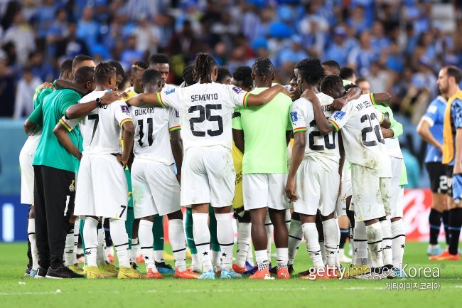 가나 축구대표팀. 사진=게티이미지코리아