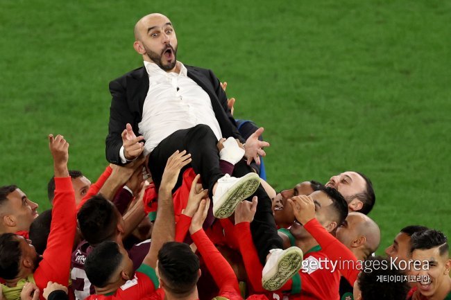 모로코 축구대표팀. 사진=게티이미지코리아