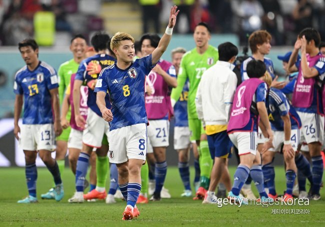 일본 축구대표팀. 사진=게티이미지코리아