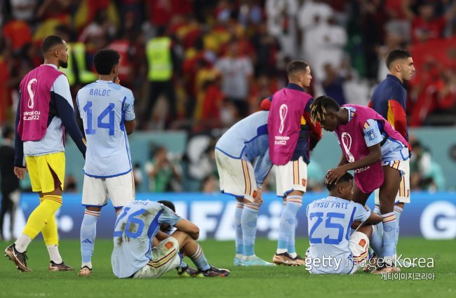스페인 축구대표팀. 사진=게티이미지코리아
