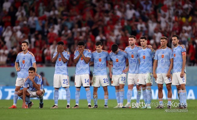 스페인 축구대표팀. 사진=게티이미지코리아
