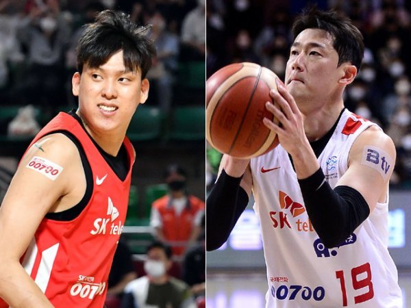 SK 최준용(왼쪽), 최성원. 사진 | KBL, 스포츠동아DB