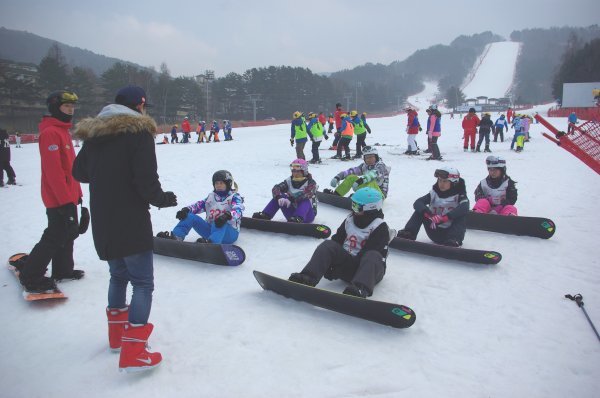 강원도 용평리조트에서 진행하는 펀스키 프로그램