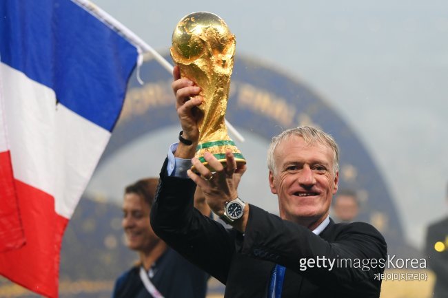 2018 러시아 월드컵 당시 디디에 데샹 감독. 사진=게티이미지코리아