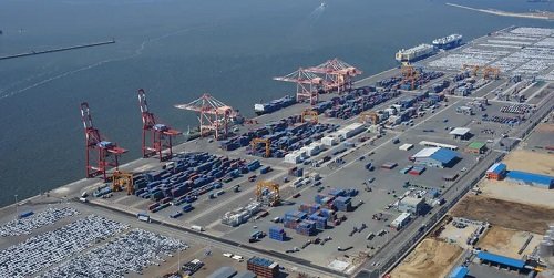 평택항 컨테이너부두 전경. 사진제공 | 경기평택항만공사