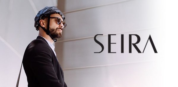 세이라 접이식 헬멧 제품홍보 이미지. 사진제공 ｜ (주)네이처모빌리티 제공