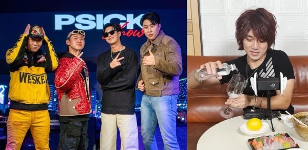 ‘부캐’ 열풍이 다시 불고 있다. 유튜브 콘텐츠 ‘피식쇼’는 미국 힙합쇼 콘셉트로 인기를 끌면서 그룹 방탄소년단의 RM(왼쪽 사진
세 번째)까지 팬으로 만들었고, 개그맨 김경욱(오른쪽 사진)은 일본인 캐릭터 ‘다나카’로 화제몰이의 주역이 됐다.
사진제공|유튜브 채널 피식대학·나몰라패밀리핫쇼