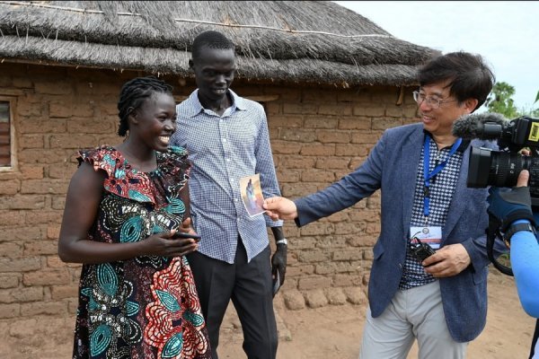 타반볼딩과 구수환 감독, 사진제공=이태석재단