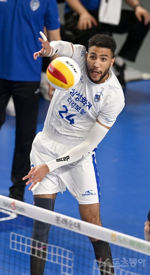 삼성화재 이크바이리. 스포츠동아DB