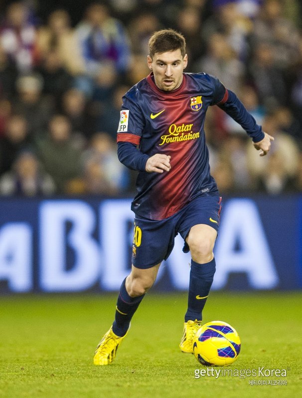 2012년 91골 당시의 리오넬 메시. 사진=게티이미지코리아