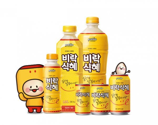 누적 판매량 18억 개를 돌파한 팔도 비락식혜 제품군. 사진제공|팔도