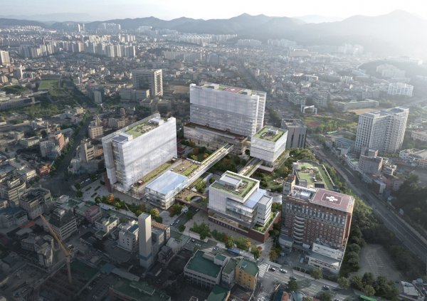 사진설명 : 전남대병원 새병원 건립 사업 조감도. 사진제공 | 전남대학교