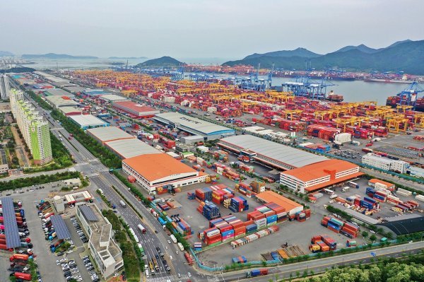 부산항 배후단지. 사진제공|부산항만공사