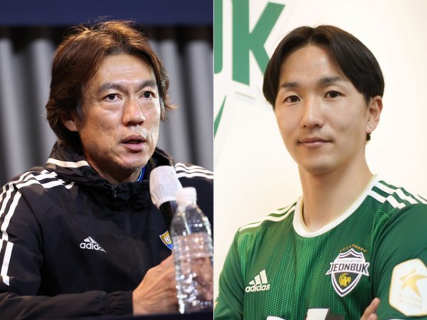 울산 홍명보 감독(왼쪽), 전북 아마노. 사진제공｜K리그·전북 현대