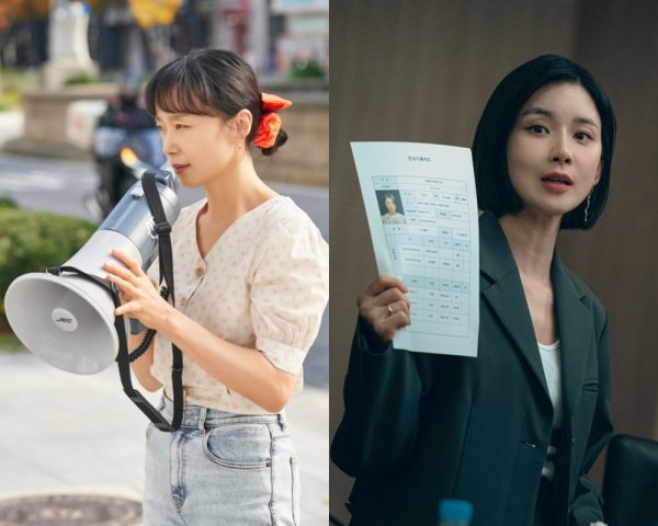 ‘일타스캔들’ 전도연(왼쪽)·‘대행사’ 이보영. 사진제공 | tvN·JTBC
