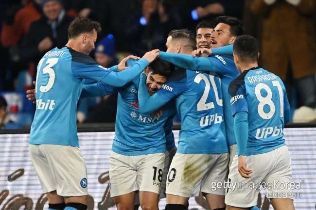 나폴리 선수단. 사진=게티이미지코리아