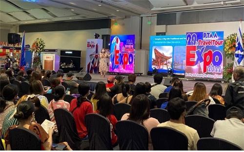 사진은 2022년 필리핀 여행박람회 인천 설명회 모습. 사진제공｜인천관광공사