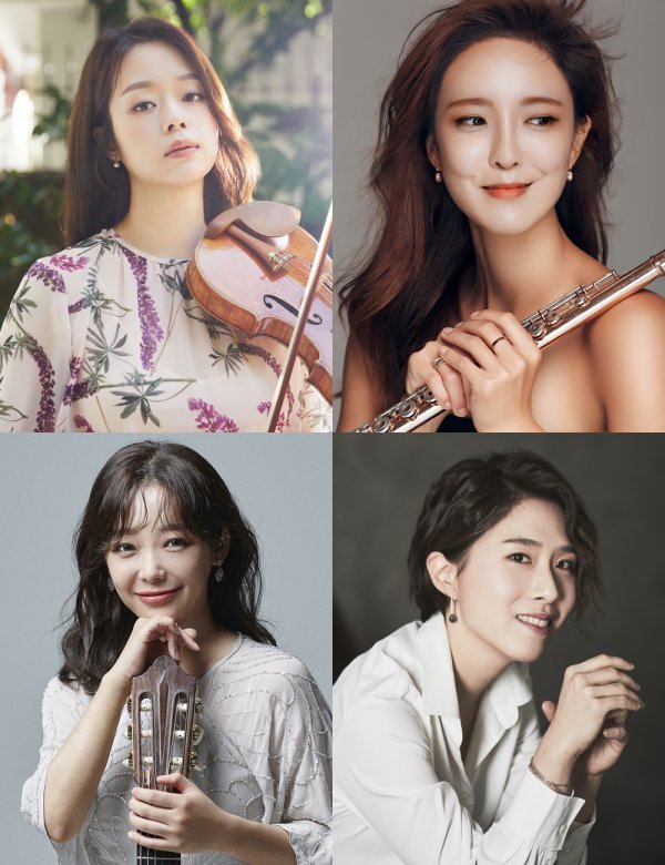 김다미·최나경·김규연·박규희(왼쪽 위부터 시계방향으로).