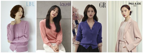 롯데홈쇼핑 패션 단독 브랜드의 봄 시즌 신상품. 사진제공 | 롯데홈쇼핑