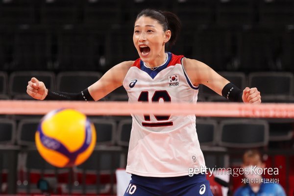 도쿄 올림픽 때 김연경. 사진=게티이미지코리아.