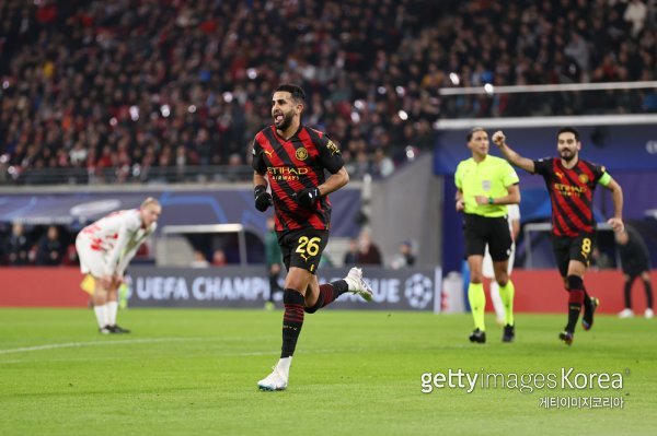 선제골을 넣은 맨시티 마레즈. 사진=게티이미지코리아.