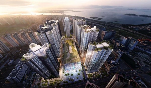 부산 강서구 명지지구 복합5용지 개발사업 조감도. 사진제공ㅣ부산진해경제자유구역청