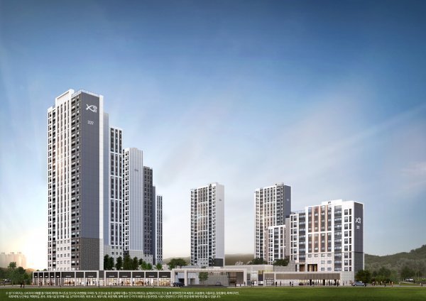 경기 평택에 들어서는 고덕자이 센트로. 사진제공|GS건설