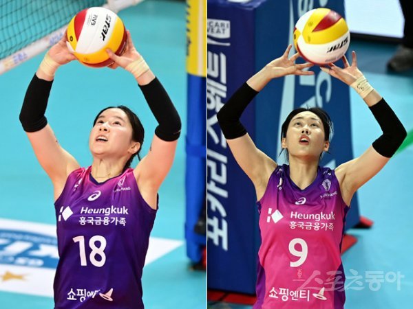 흥국생명 이원정 김다솔(왼쪽)·박은서. 스포츠동아DB