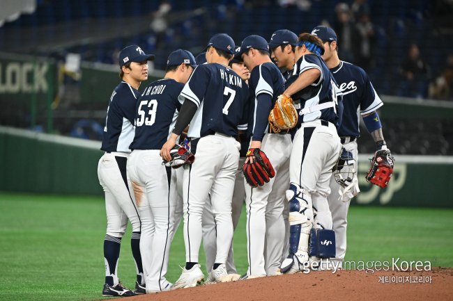 한국 야구대표팀. 사진=게티이미지코리아