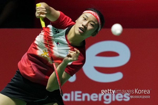 안세영의 도쿄 올림픽 때 경기 모습.사진=게티이미지코리아.