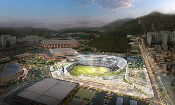 사직구장 재건축 조감도. 사진제공 | 부산시