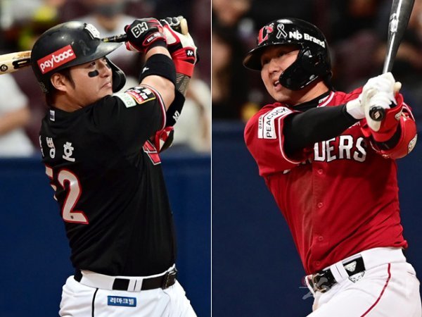 KT 박병호(왼쪽), SSG 최정. 스포츠동아DB