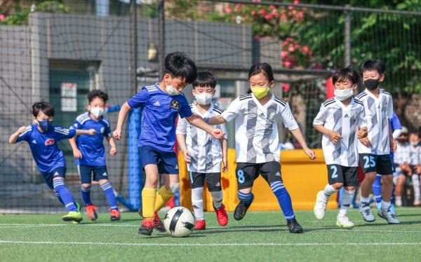 차범근 축구교실. 사진제공ㅣ고흥군