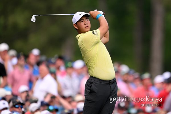 김주형의 12번 홀 티샷. 사진=게티이미지코리아.