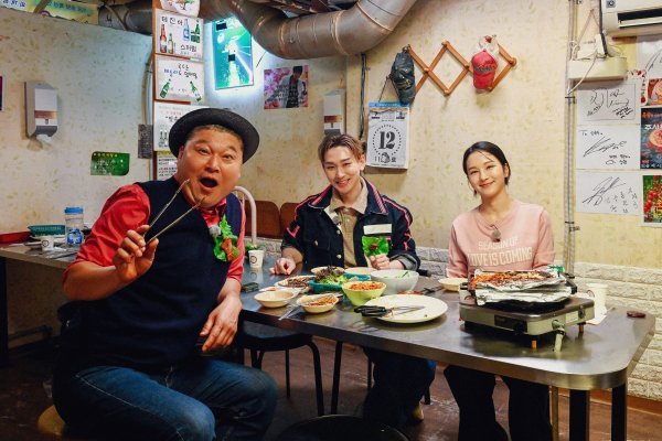 방송인 강호동, 뮤지컬배우 김호영, 가수 송소희(왼쪽부터)가 11일 첫 방송하는 채널A 새 예능프로그램 ‘고기서 만나’를 통해 ‘고기 예찬론’을 펼친다. 사진제공|채널A